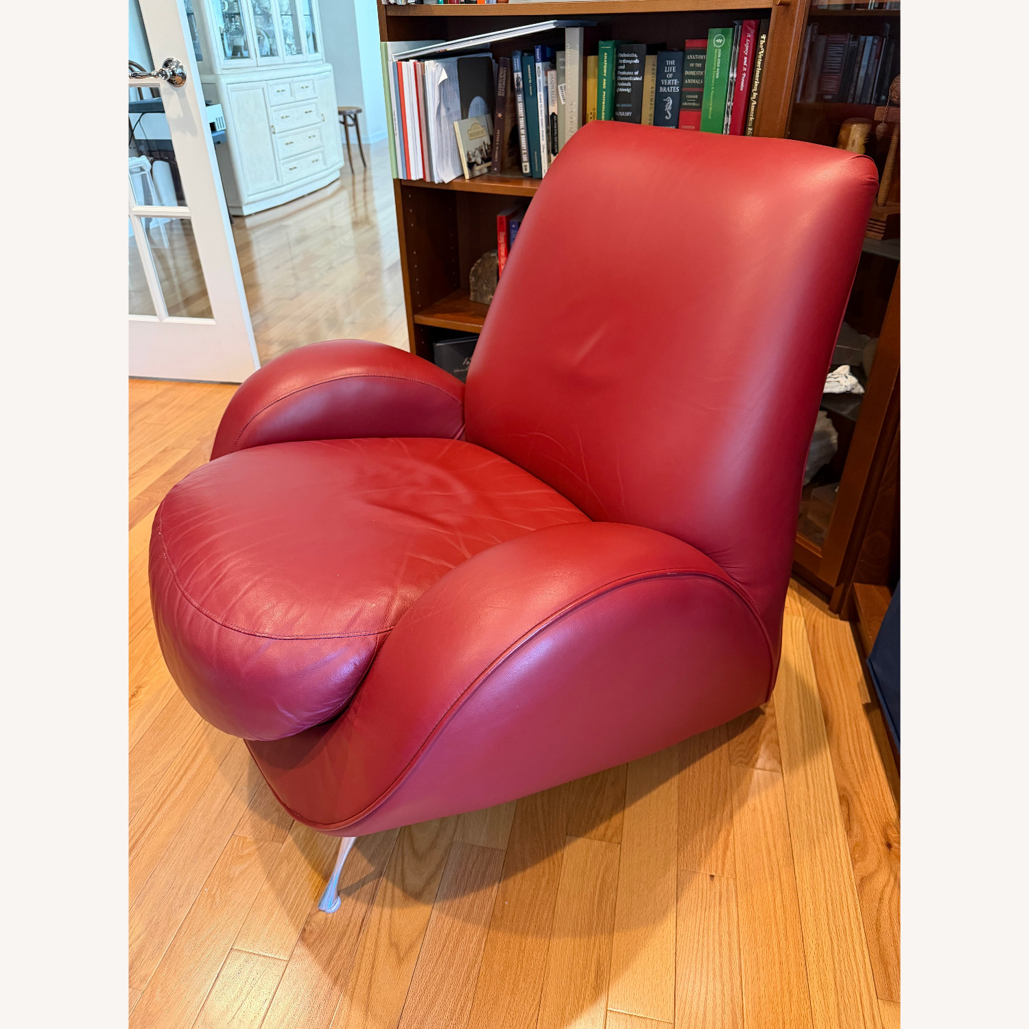 American Leather French Kiss Accent Chair - image-5