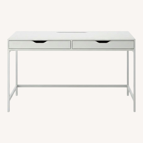 Used IKEA ALEX White Desk for sale on AptDeco