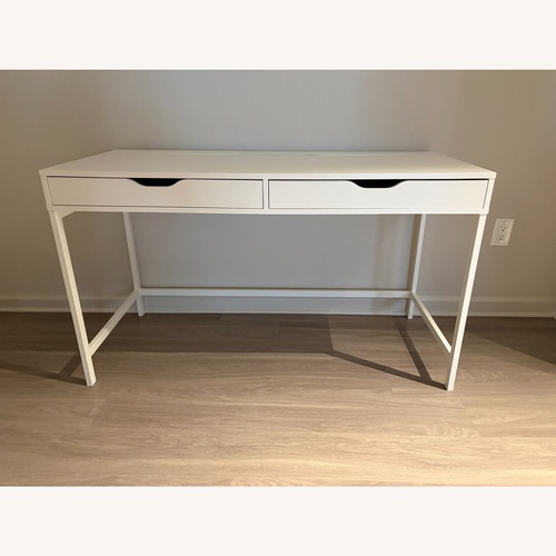 Used IKEA ALEX White Desk for sale on AptDeco