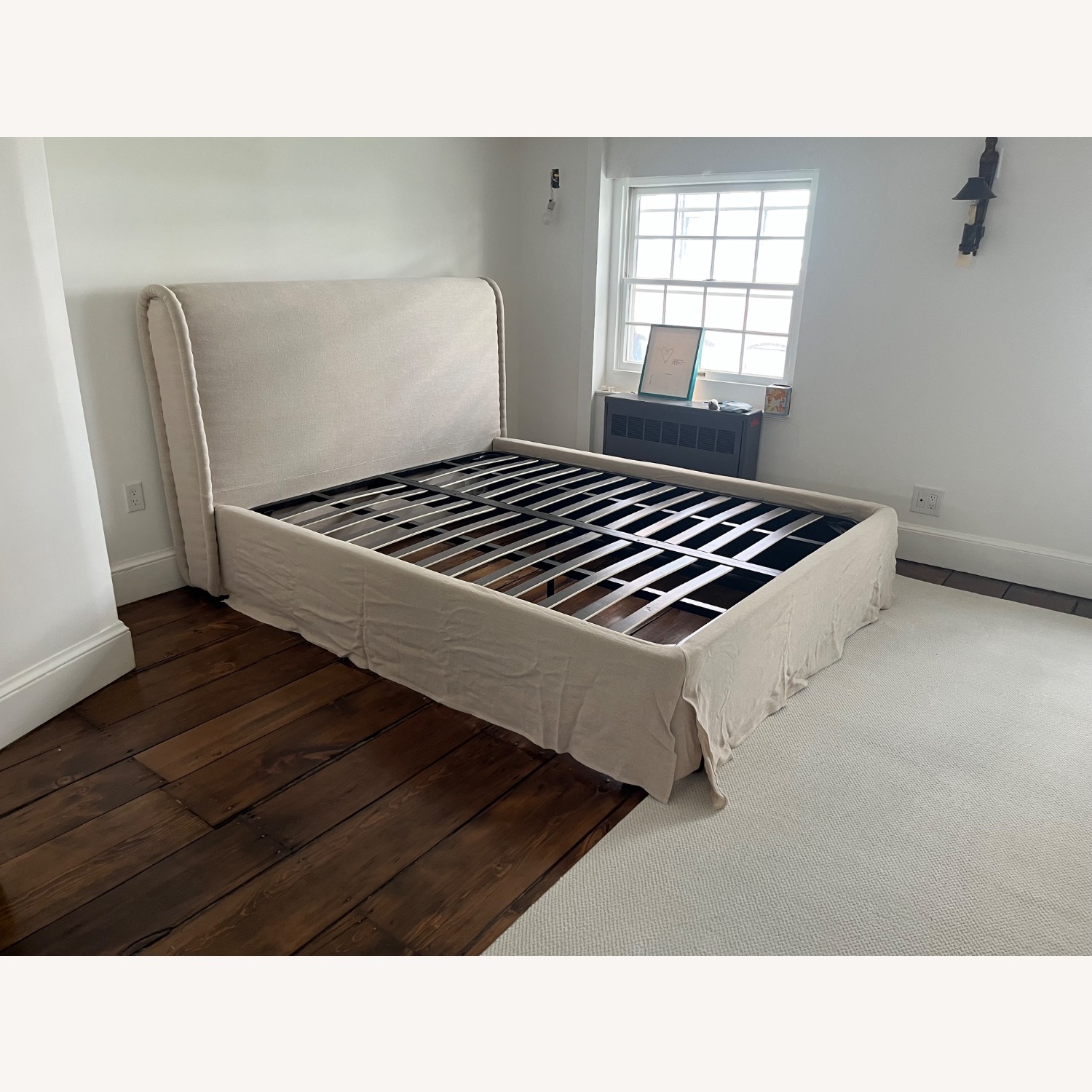 Amber Lewis X Four Hands Natural Fabric Queen Bed - image-1