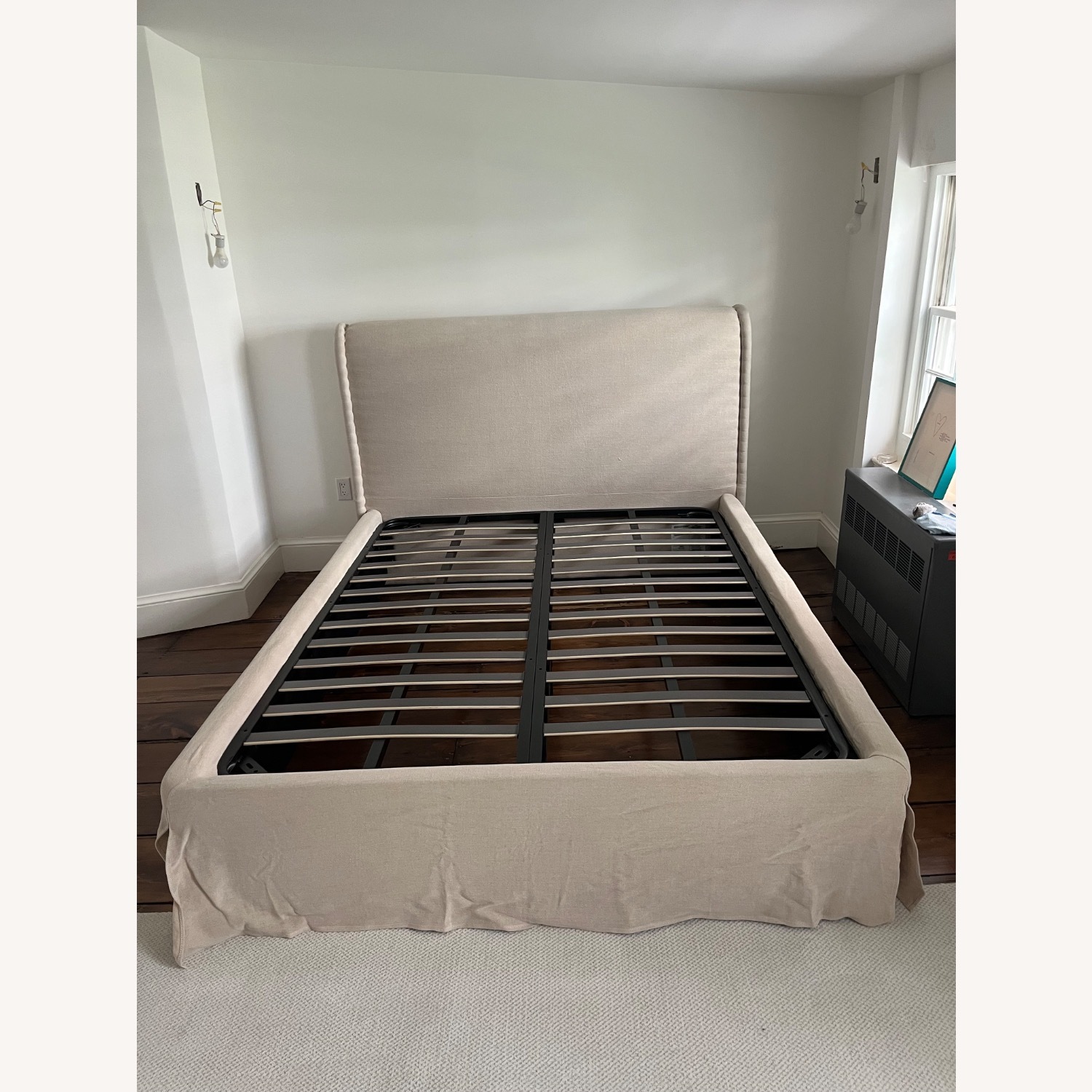 Amber Lewis X Four Hands Natural Fabric Queen Bed - image-2