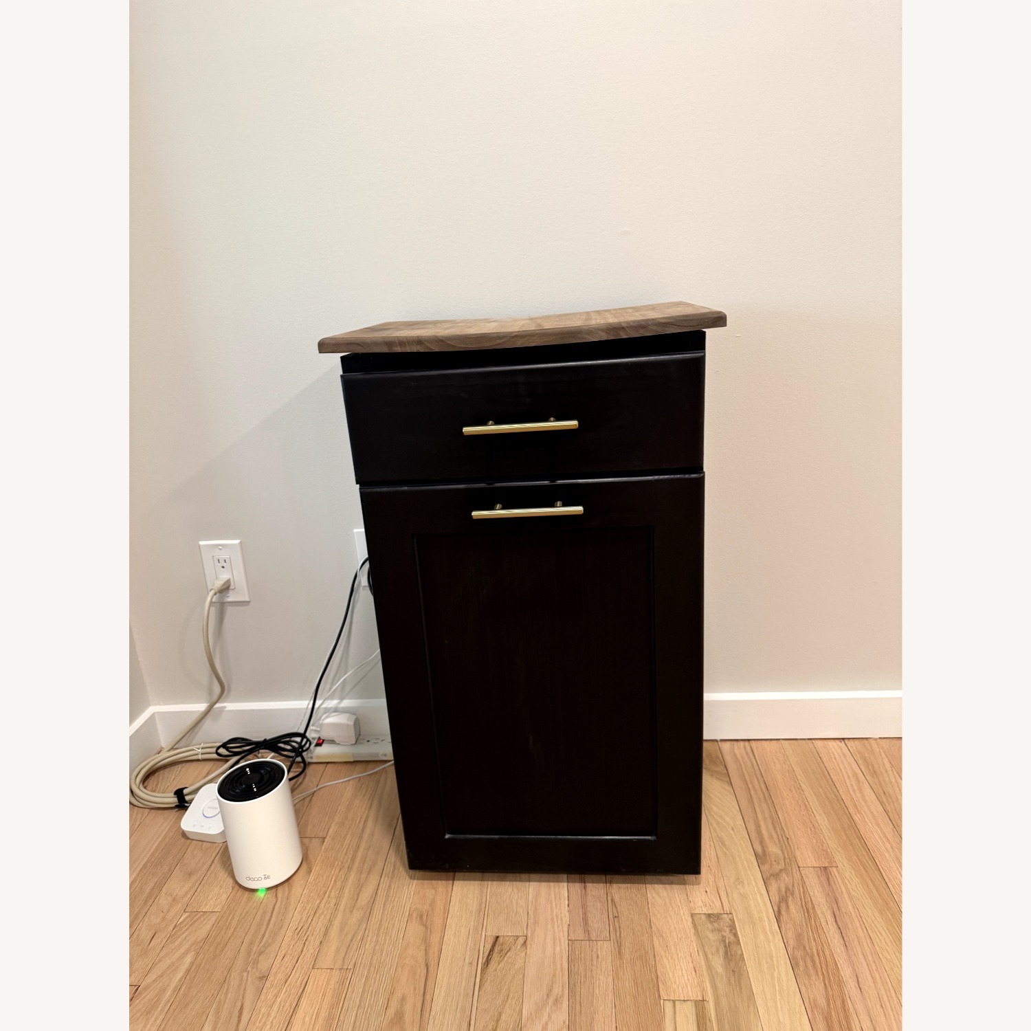 Pull Out Trash Can / Pet Food Storage Cabinet - image-3