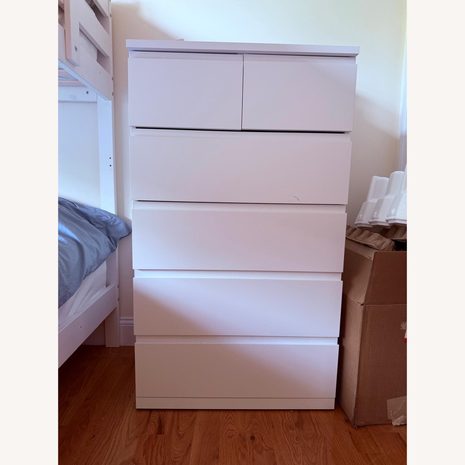 IKEA Storklinta White Wood Dresser - image-1
