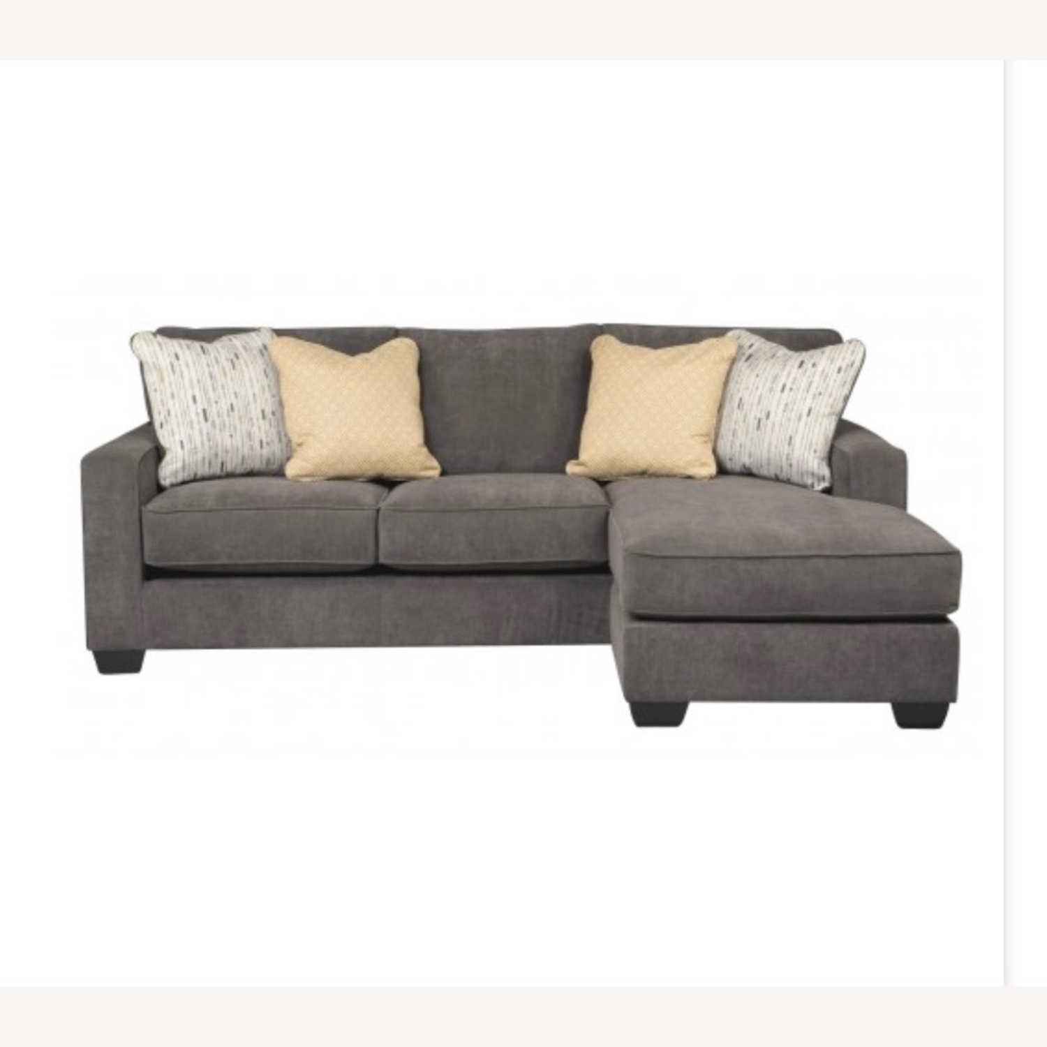 Ashley Furniture Hogan Light Gray Chaise Lounge - image-2