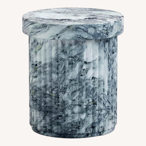 Used Natural Marble Side Table for sale on AptDeco