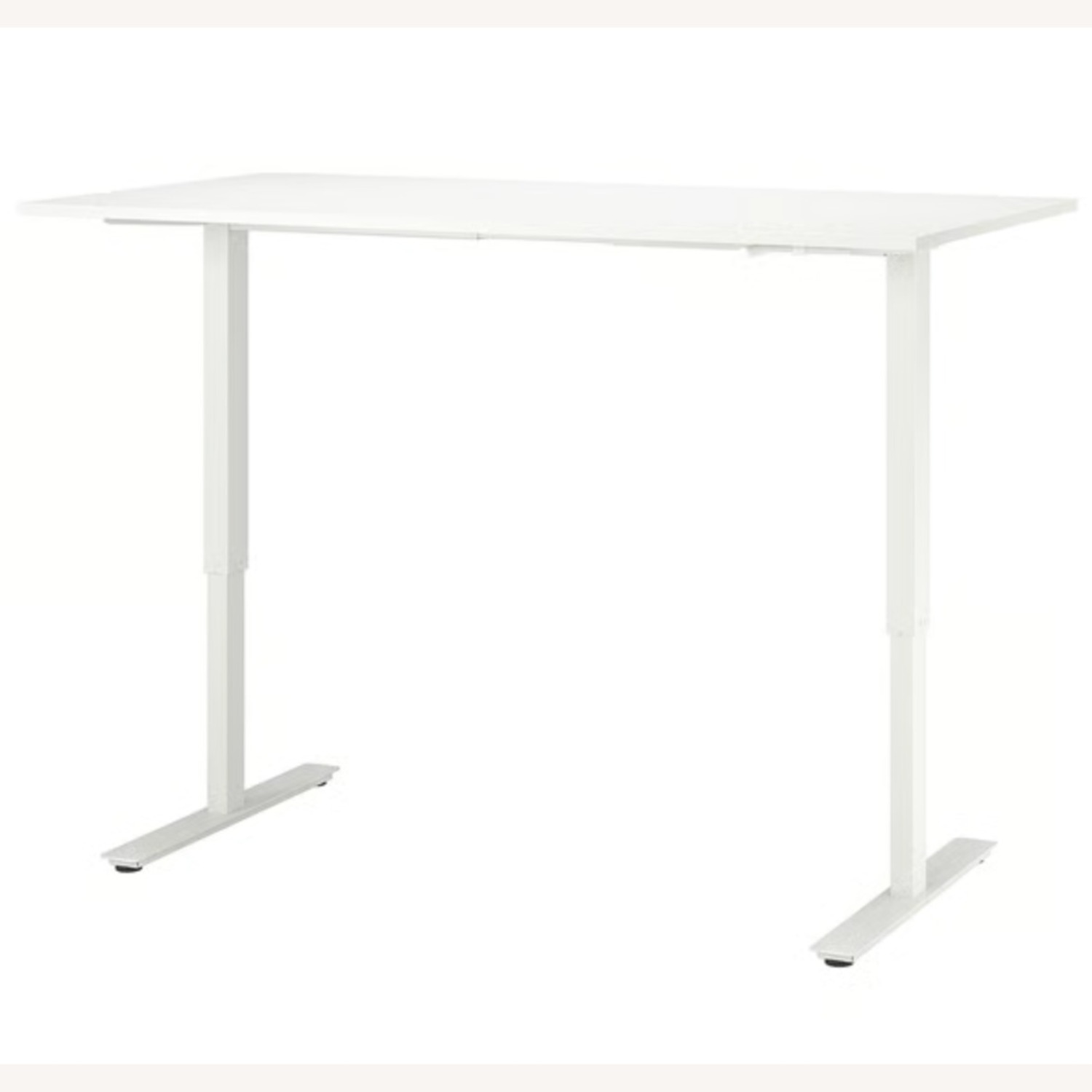 IKEA White Trotten Desk - image-5