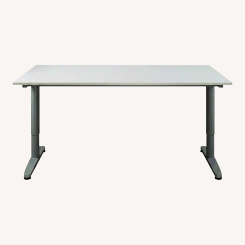 Used IKEA Galant White Sit/Stand Desk for sale on AptDeco