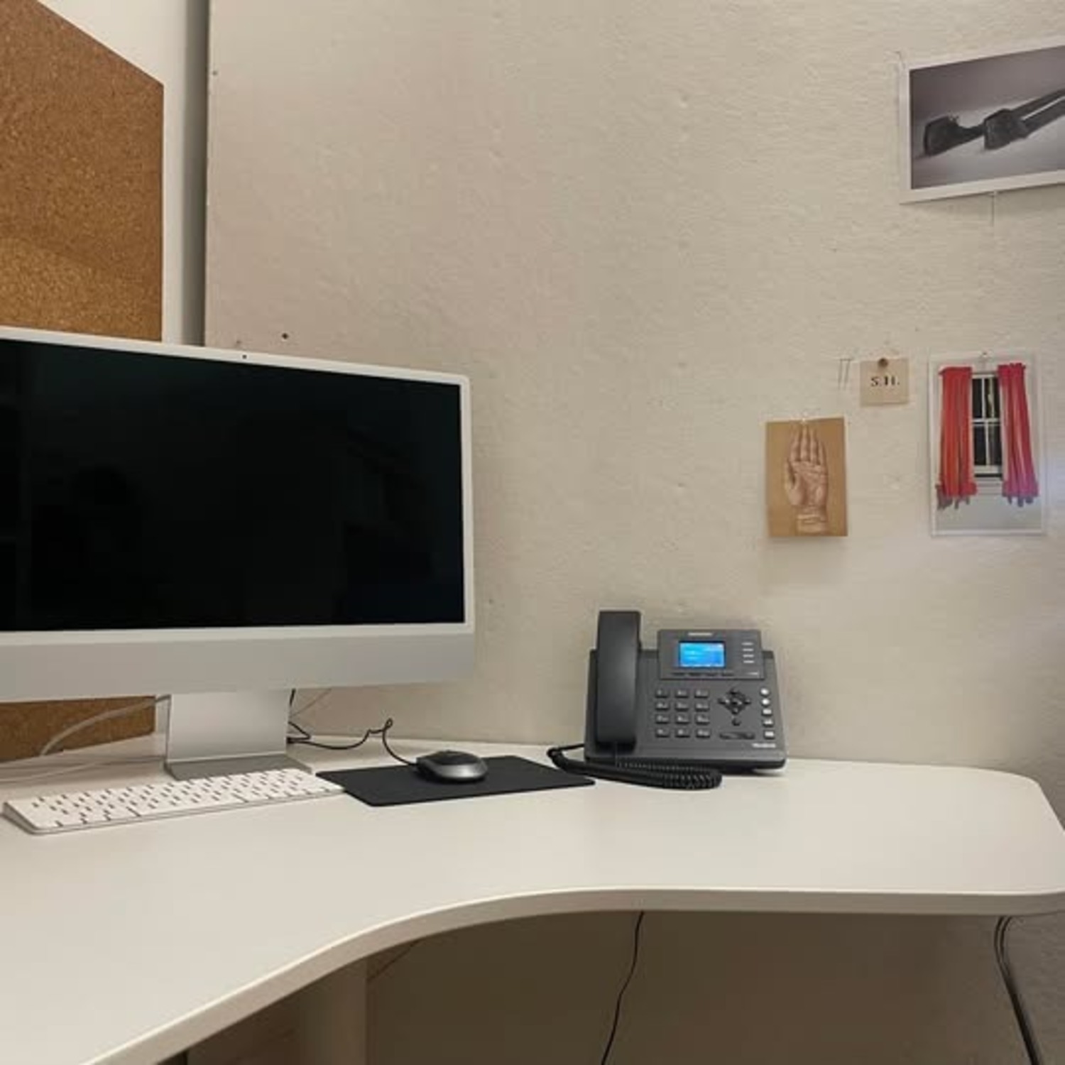 IKEA Galant White Sit/Stand Desk - image-2