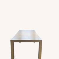 Antique White Wood Dining Table