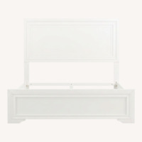 Belcourt White Queen Panel bed