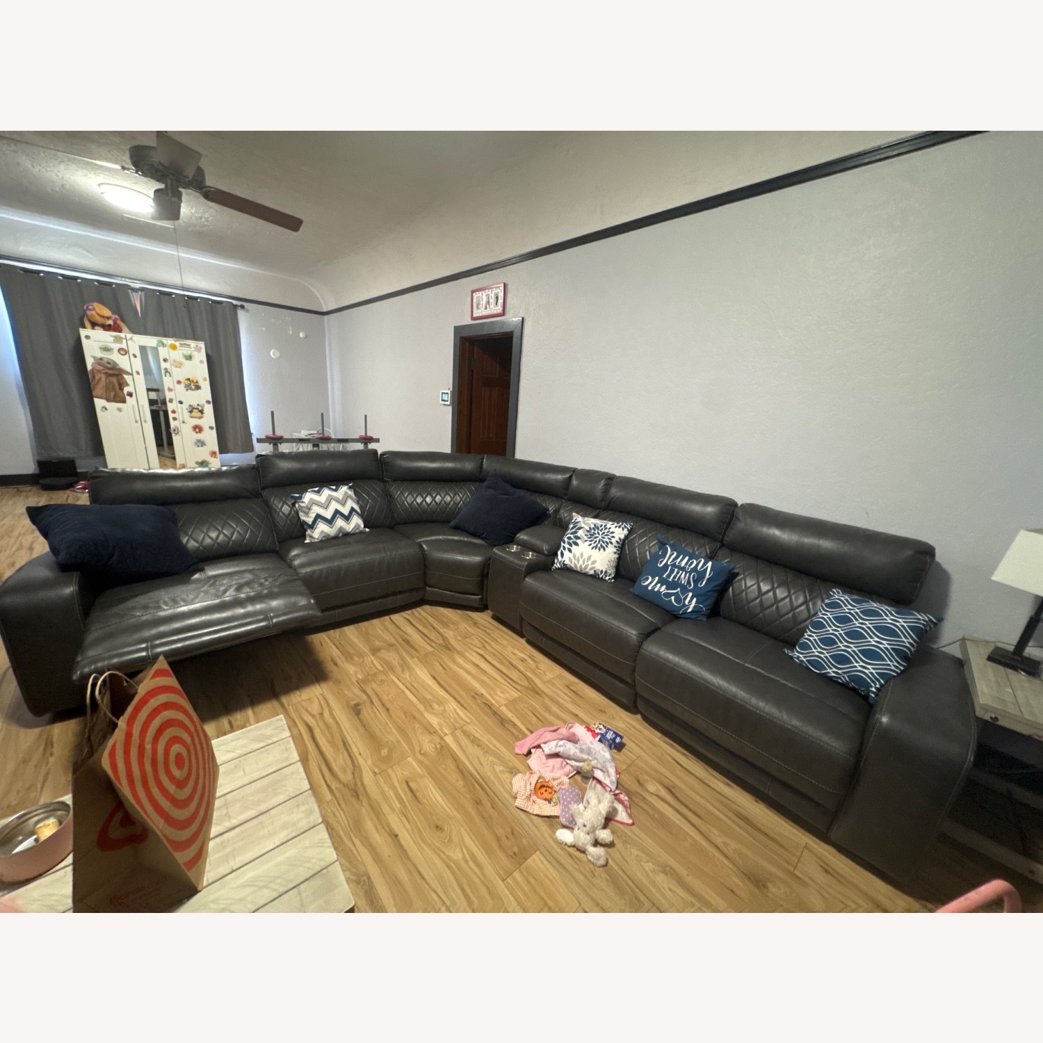 Ashley Furniture Dark Brown 3+ Piece Sectional - image-2