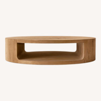Restoration Hardware Natural Wood Coffee Table