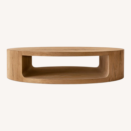 Used Restoration Hardware Natural Wood Coffee Table for sale on AptDeco