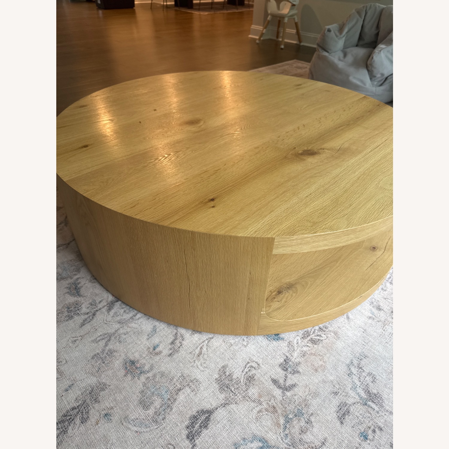 Restoration Hardware Natural Wood Coffee Table - image-3