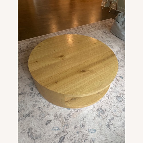 Used Restoration Hardware Natural Wood Coffee Table for sale on AptDeco