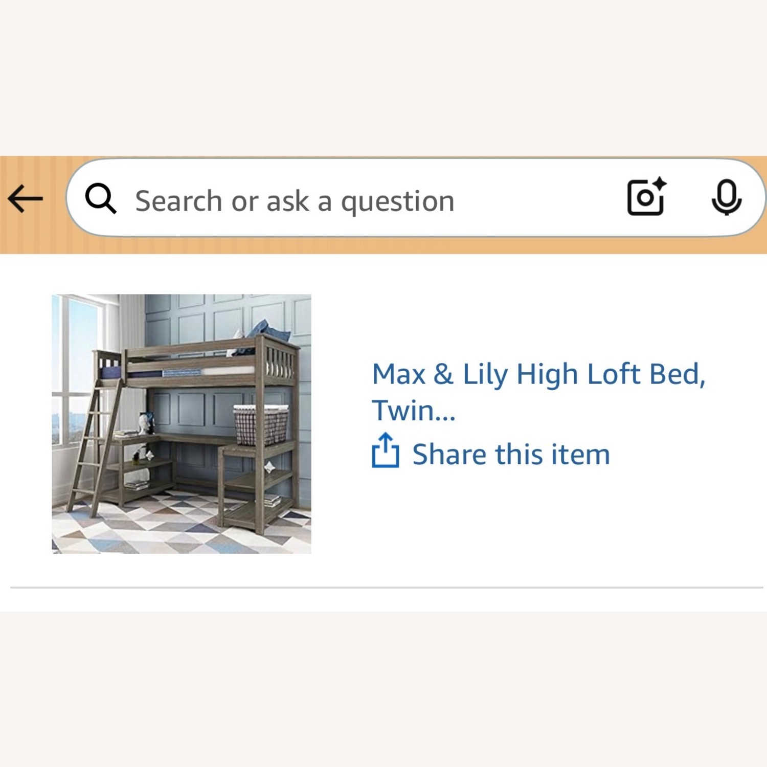 Target Bed with Wraparound Desk - image-1