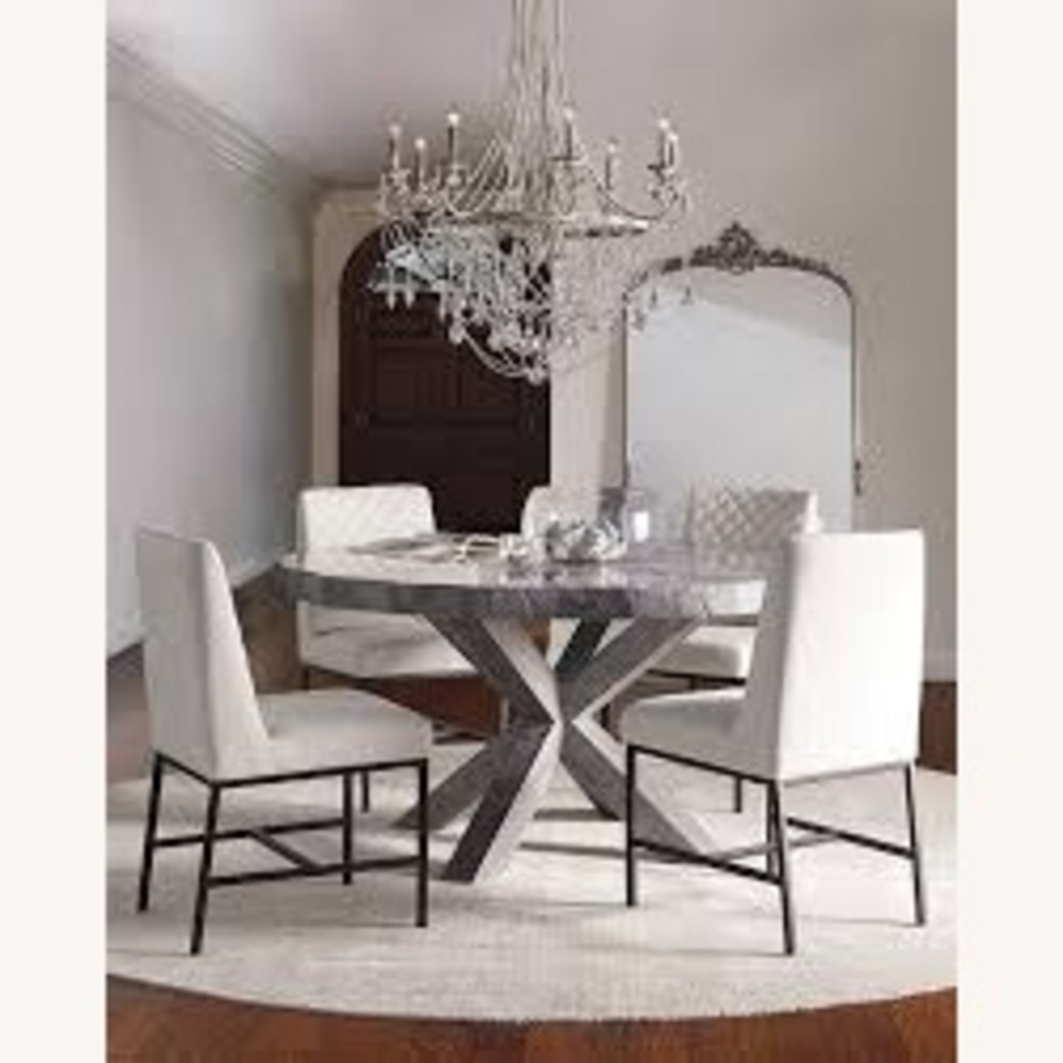 Arhaus Dark Gray Wood Dining Table - image-7