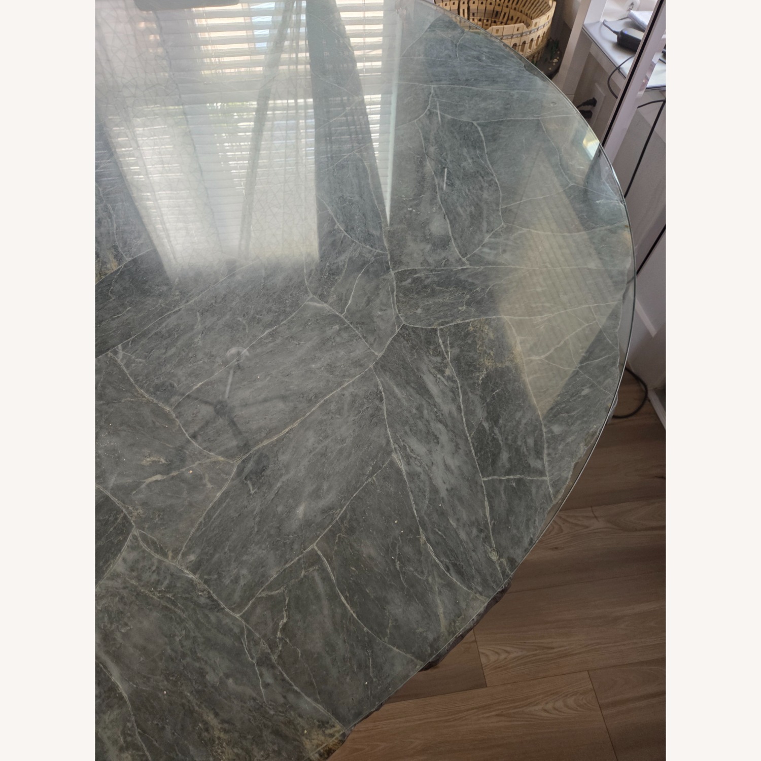 Arhaus Dark Gray Wood Dining Table - image-3
