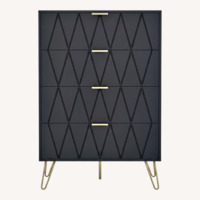 Amazon Black Wood Dresser
