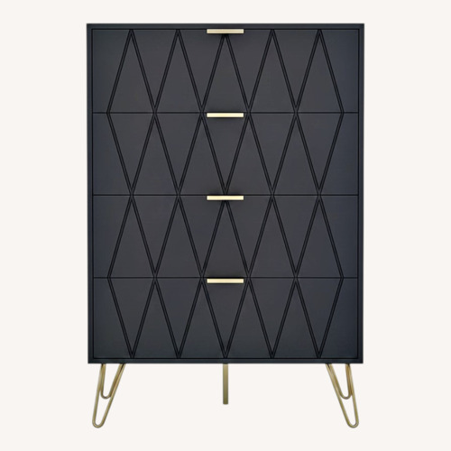 Used Amazon Black Wood Dresser for sale on AptDeco