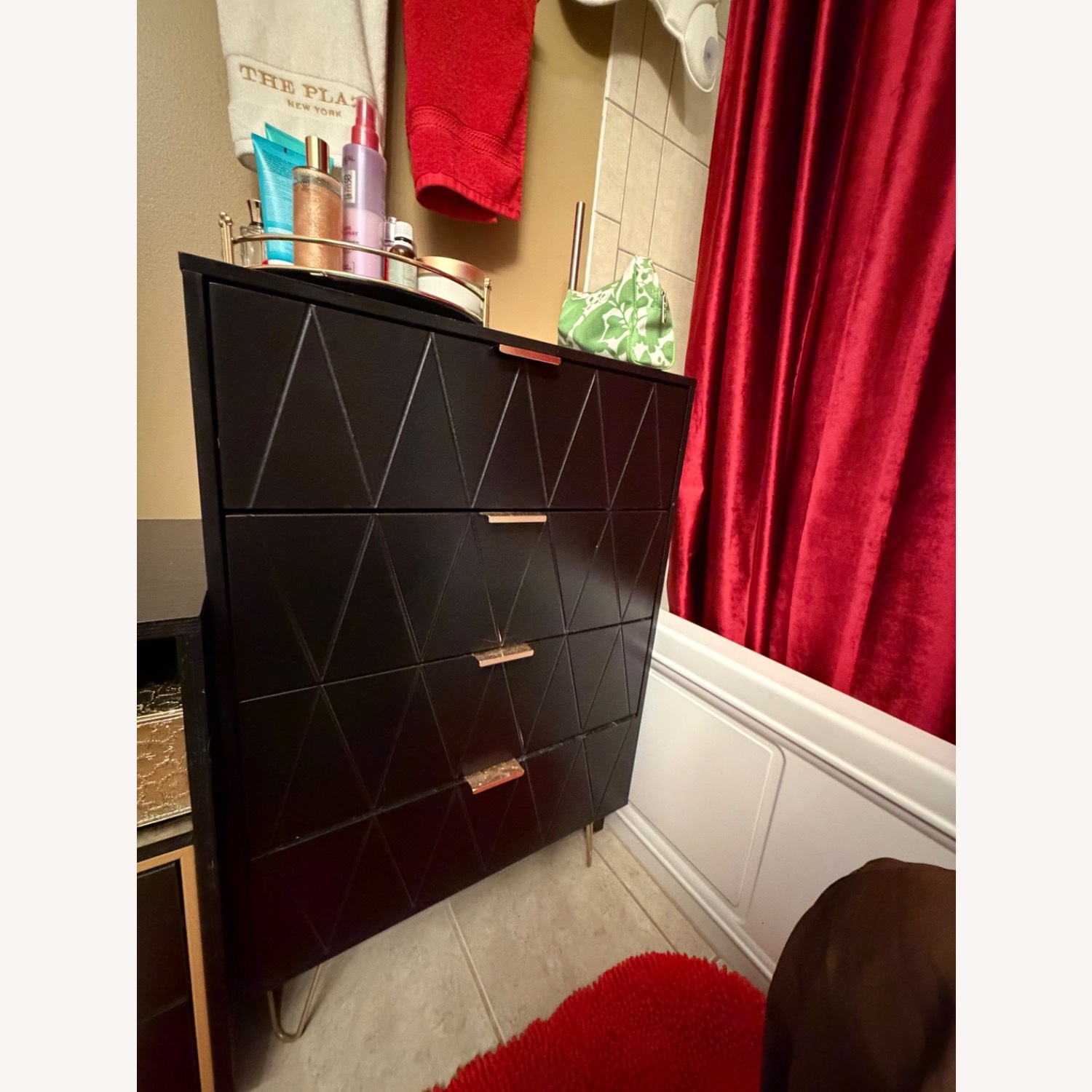Amazon Black Wood Dresser - image-3