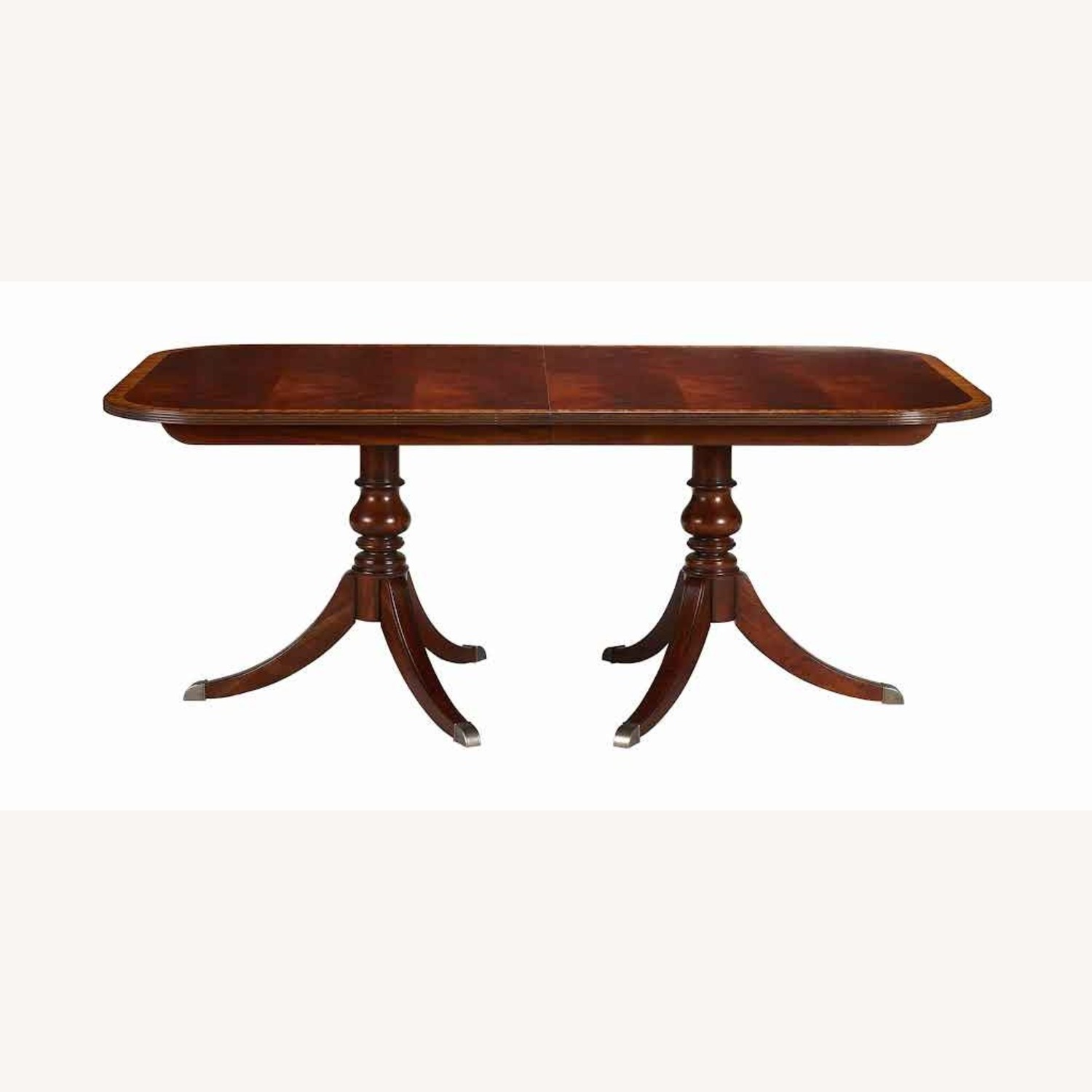 Ethan Allen Abbott Dining Table With 10 Chairs - image-3