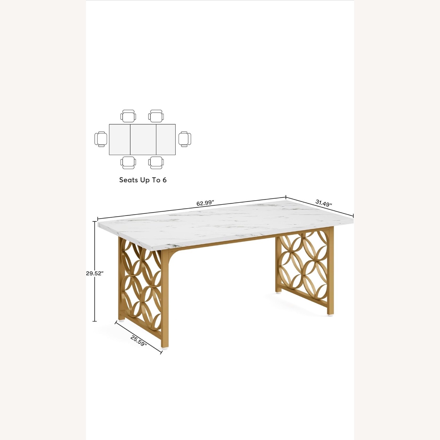 Amazon Tribesigns Dining Table - image-3