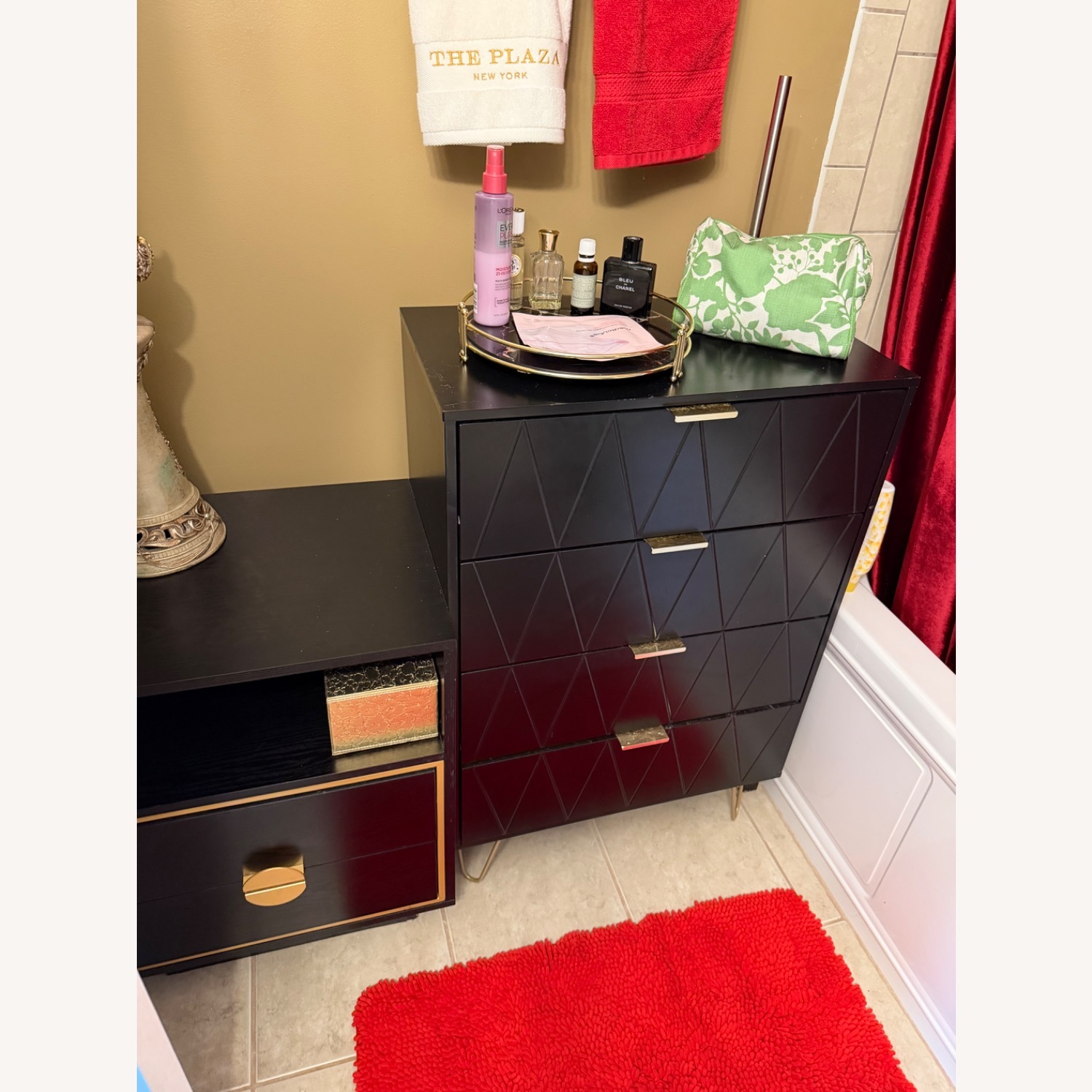 Amazon Black Wood Nightstands - image-2