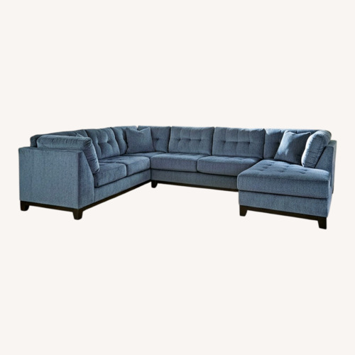 Used Ashley Furniture Blue 3+ Piece Sectional for sale on AptDeco