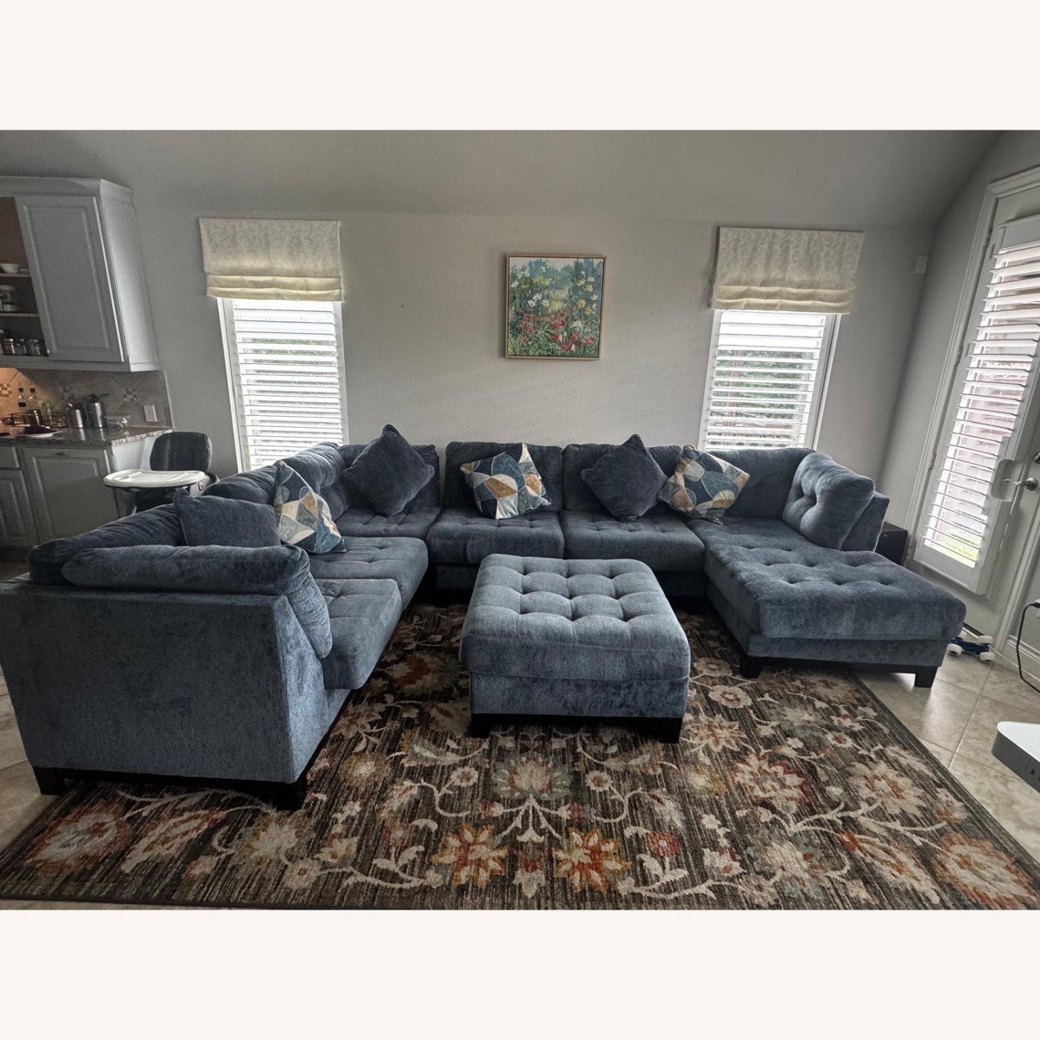 Ashley Furniture Blue 3+ Piece Sectional - image-6