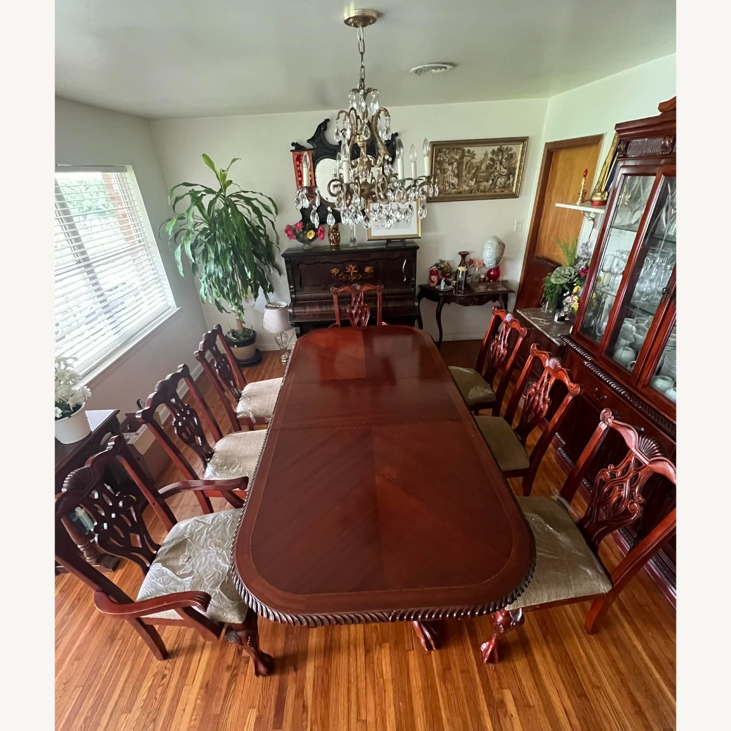 Dark Brown Wood Dining Sets - image-2