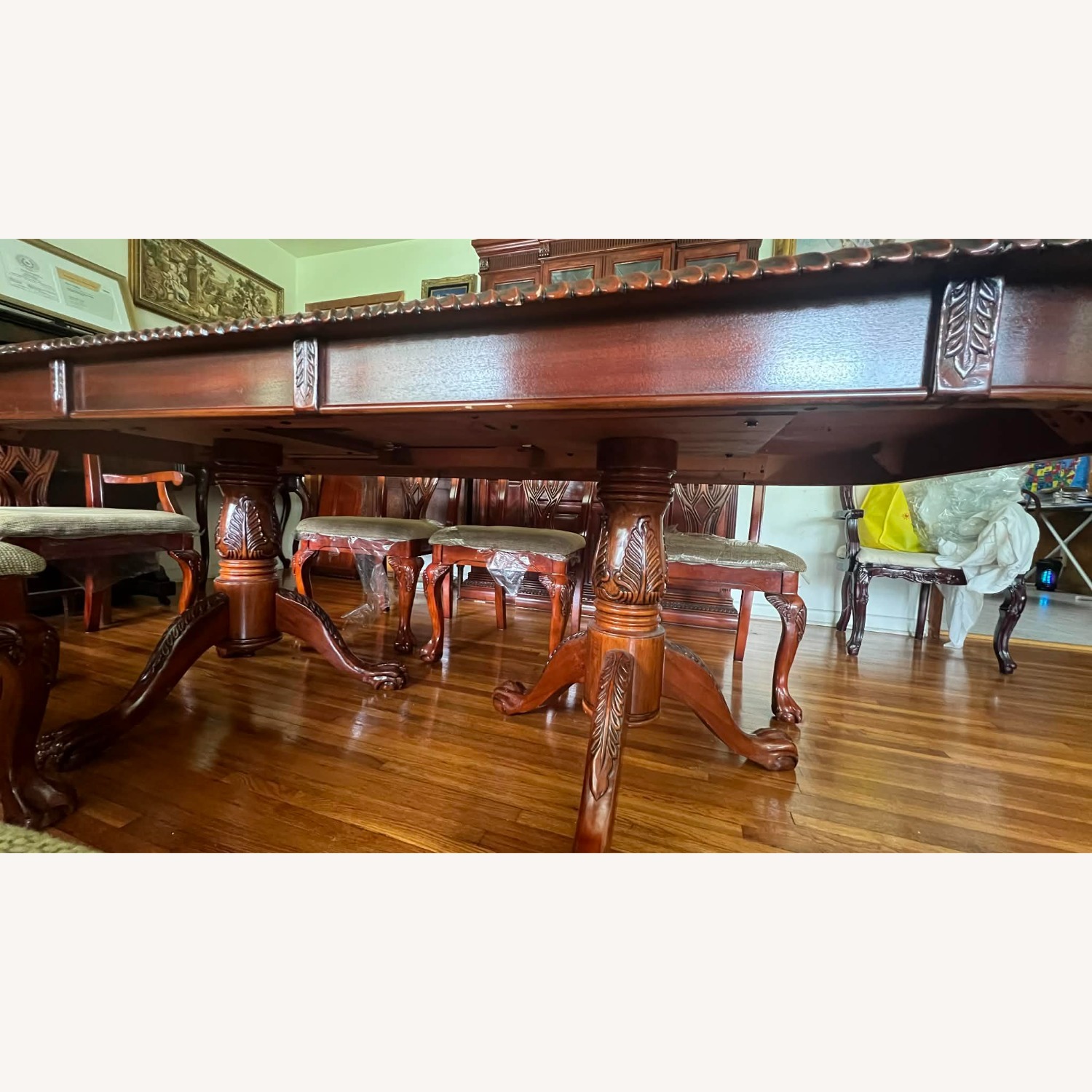 Dark Brown Wood Dining Sets - image-3