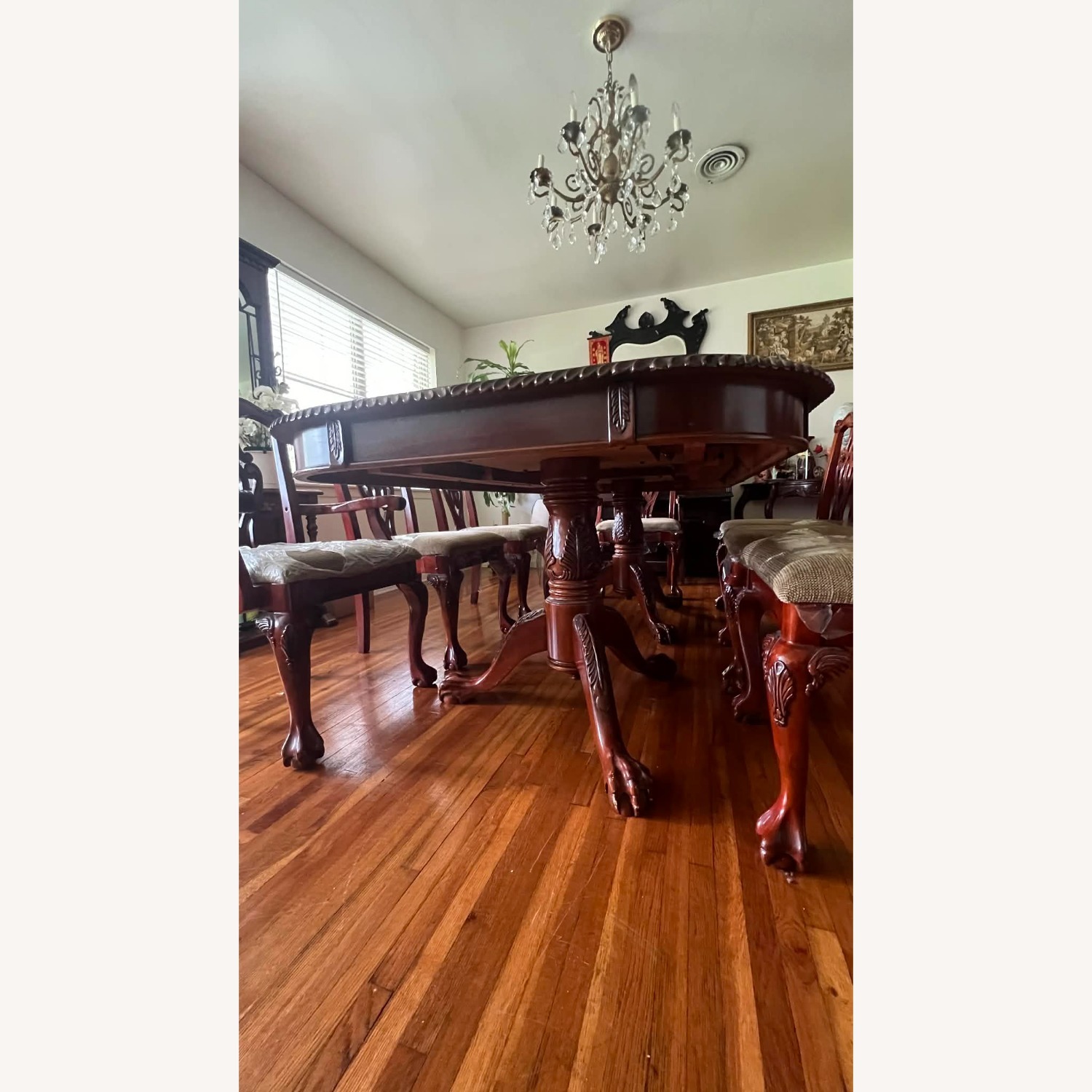 Dark Brown Wood Dining Sets - image-4