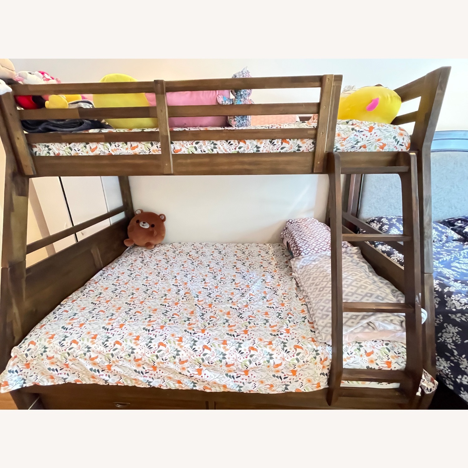 Bob's Discount Furniture Chadwick Light Brown Bunk Bed - image-1