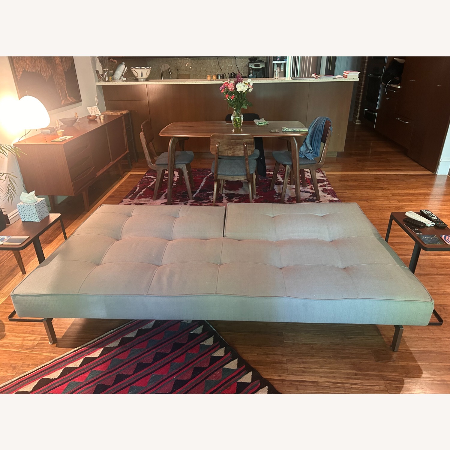 ABC Carpet and Home Light Gray 3+ Seater Sofa - image-4