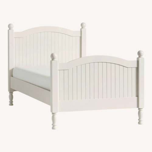 Used Pottery Barn Kids Catalina White Twin Bed for sale on AptDeco
