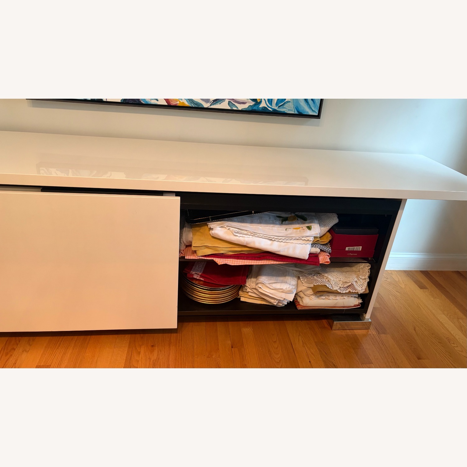 Italian Design White Sideboard - image-4