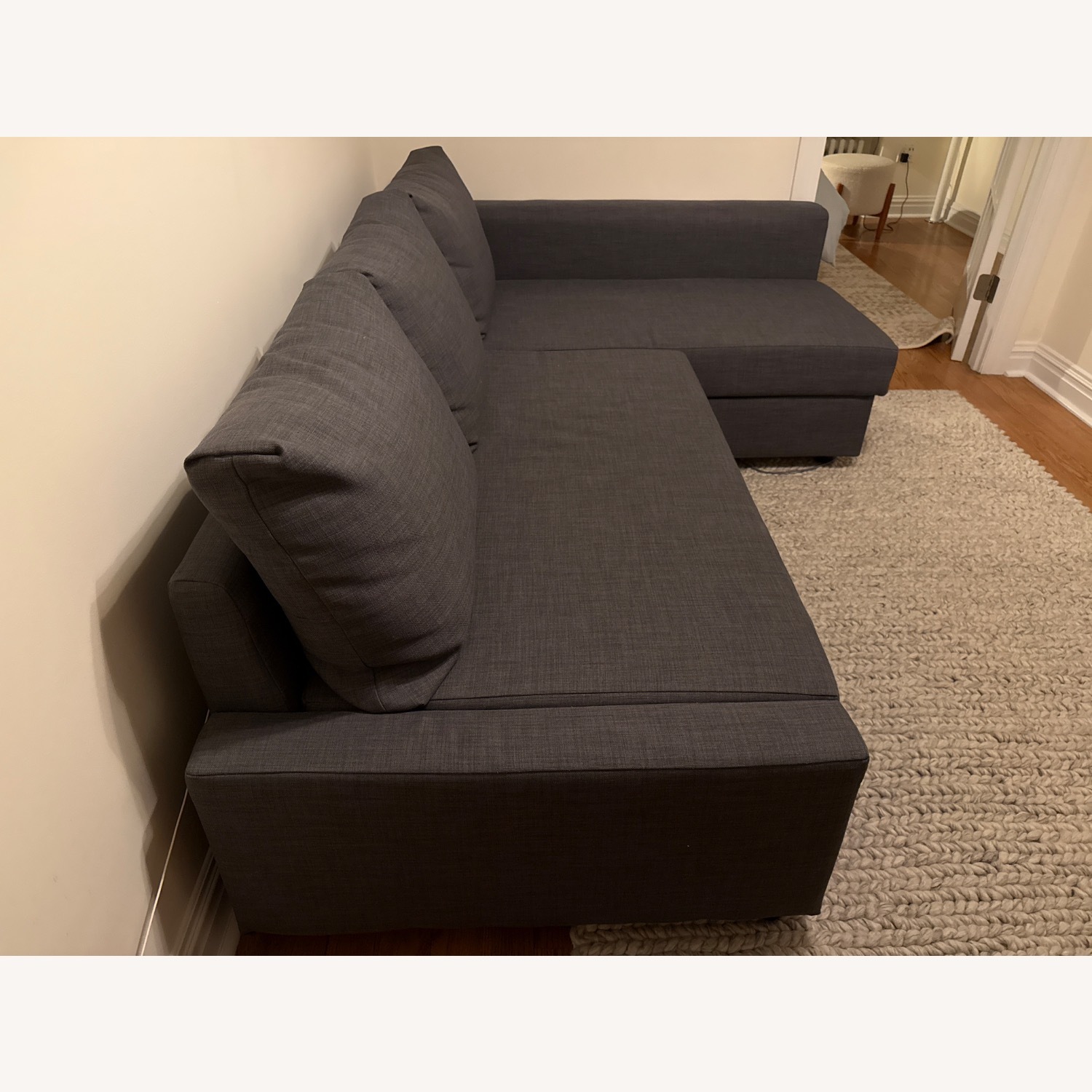 IKEA FRIHETEN Dark Gray 3-seat Sectional - image-3