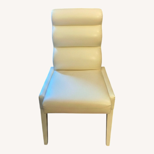 Used Marshmallow White Accent Chair for sale on AptDeco