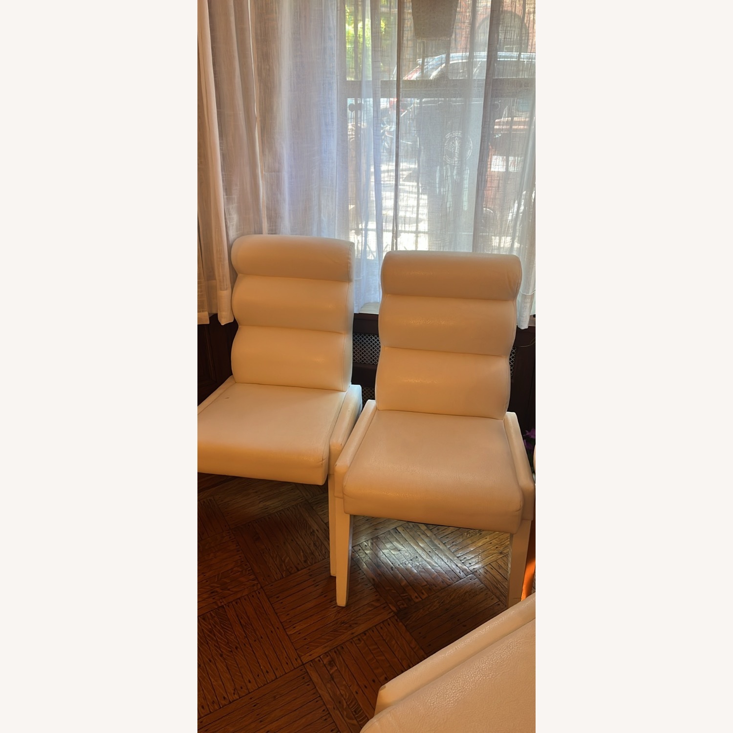 Marshmallow White Accent Chair - image-5