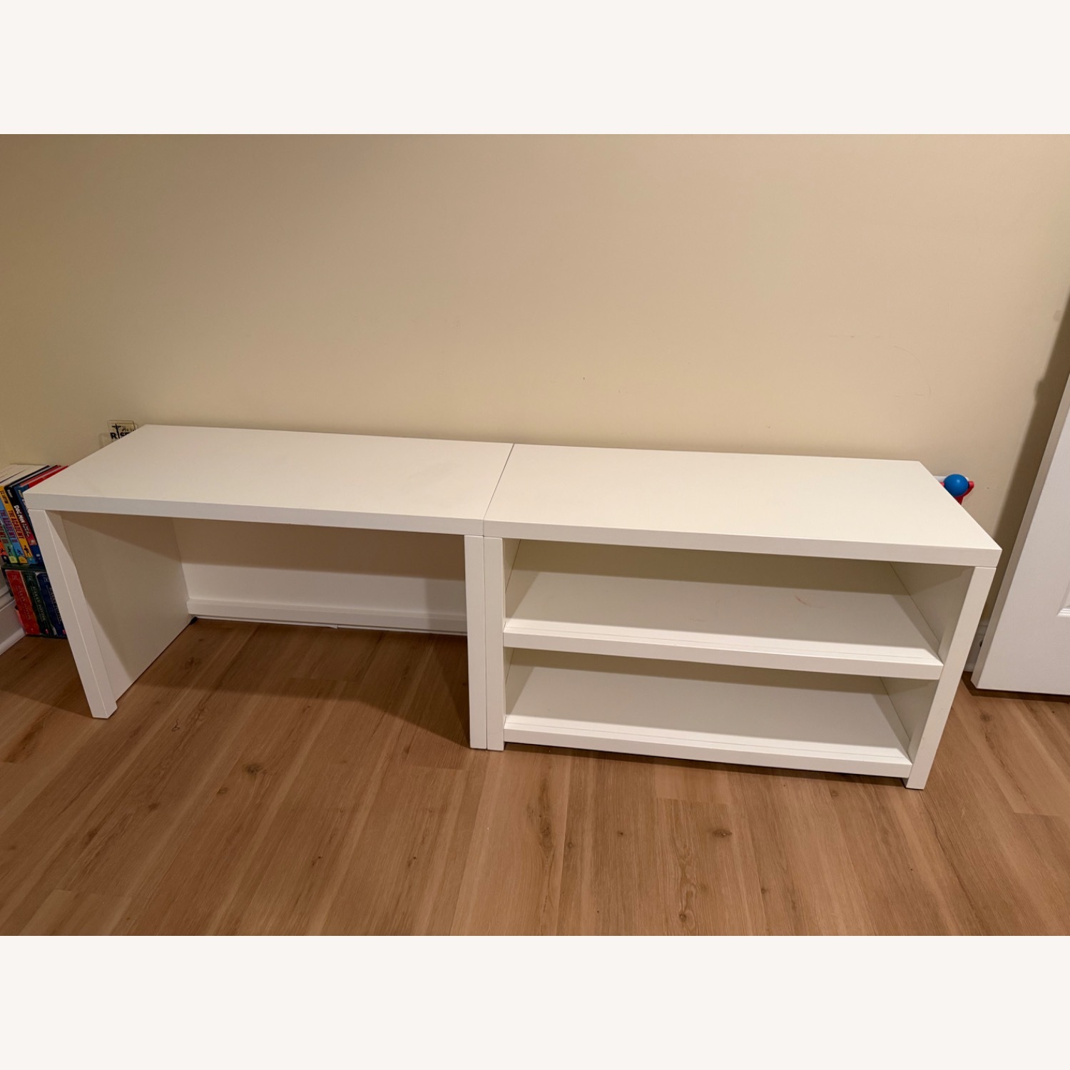 Pottery Barn Catalina Kids Desk and Bookshelf - image-1