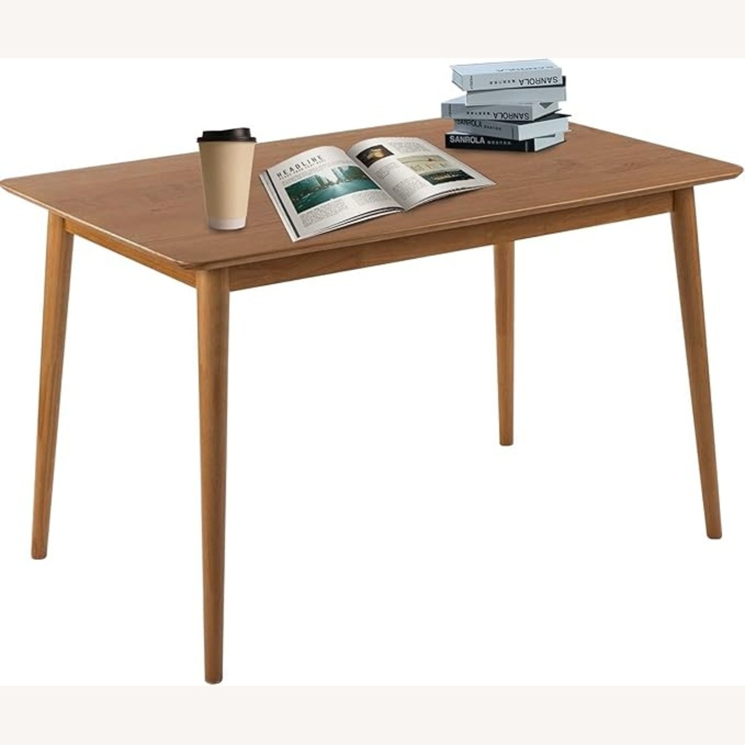 Amazon Natural Wood Veneer Dining Table - image-7
