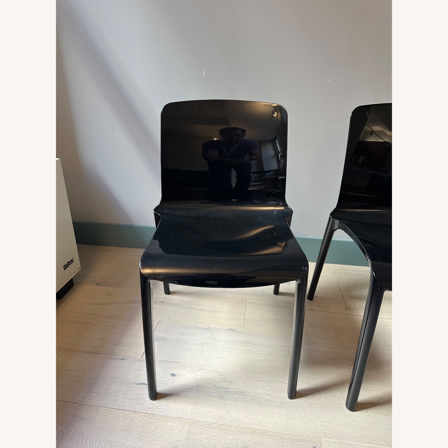4 Casprini Tiffany Chairs in Black - image-2