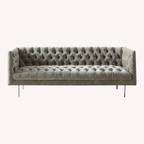 Used Room & Board Dark Gray Microsuede 3+ Seater Sofa for sale on AptDeco