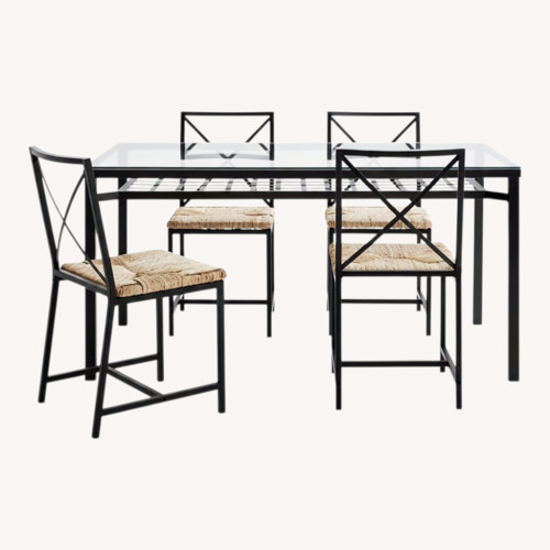 Used IKEA Black Metal Dining Sets for sale on AptDeco