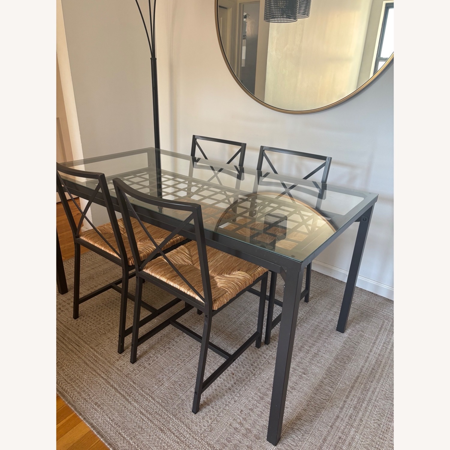 IKEA Black Metal Dining Sets - image-1
