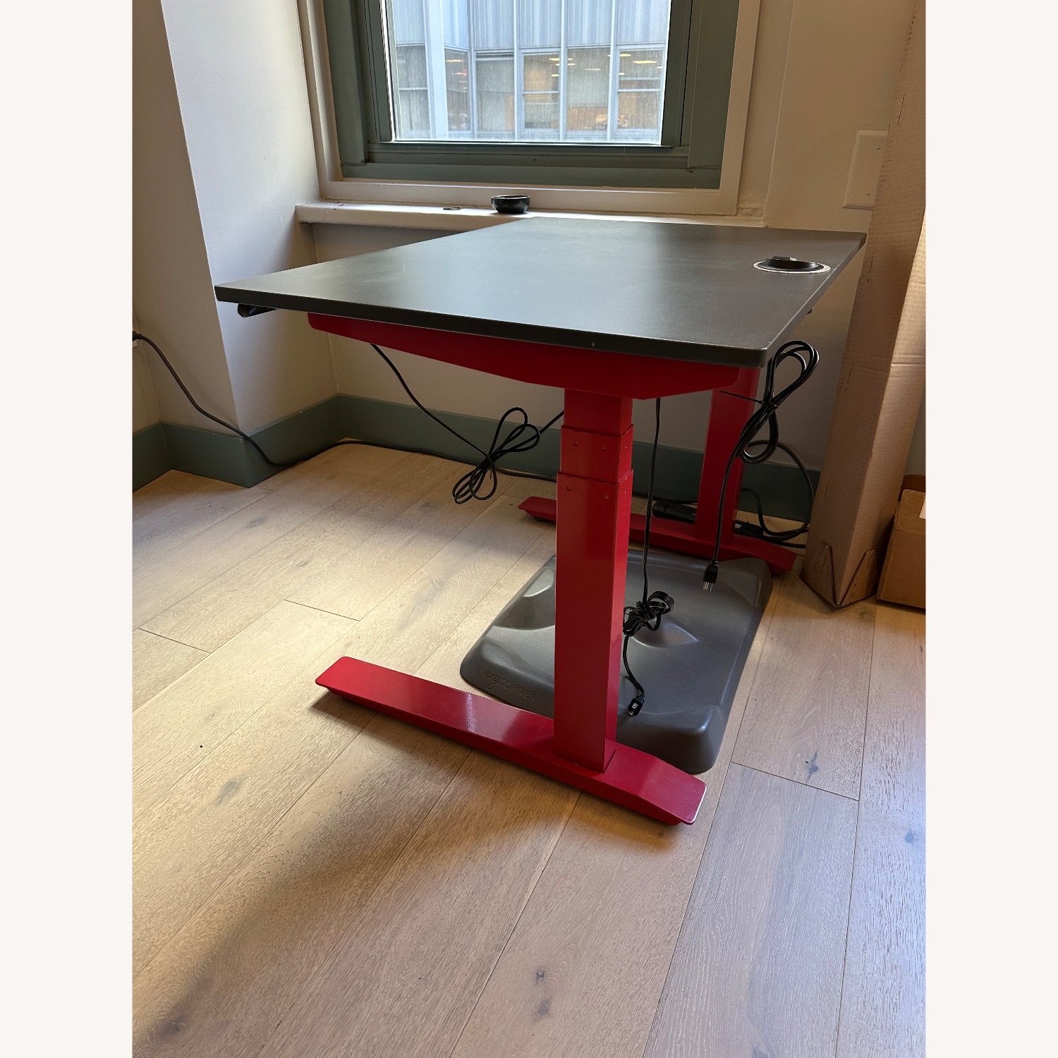 Herman Miller Jarvis Light Gray Desk - image-2