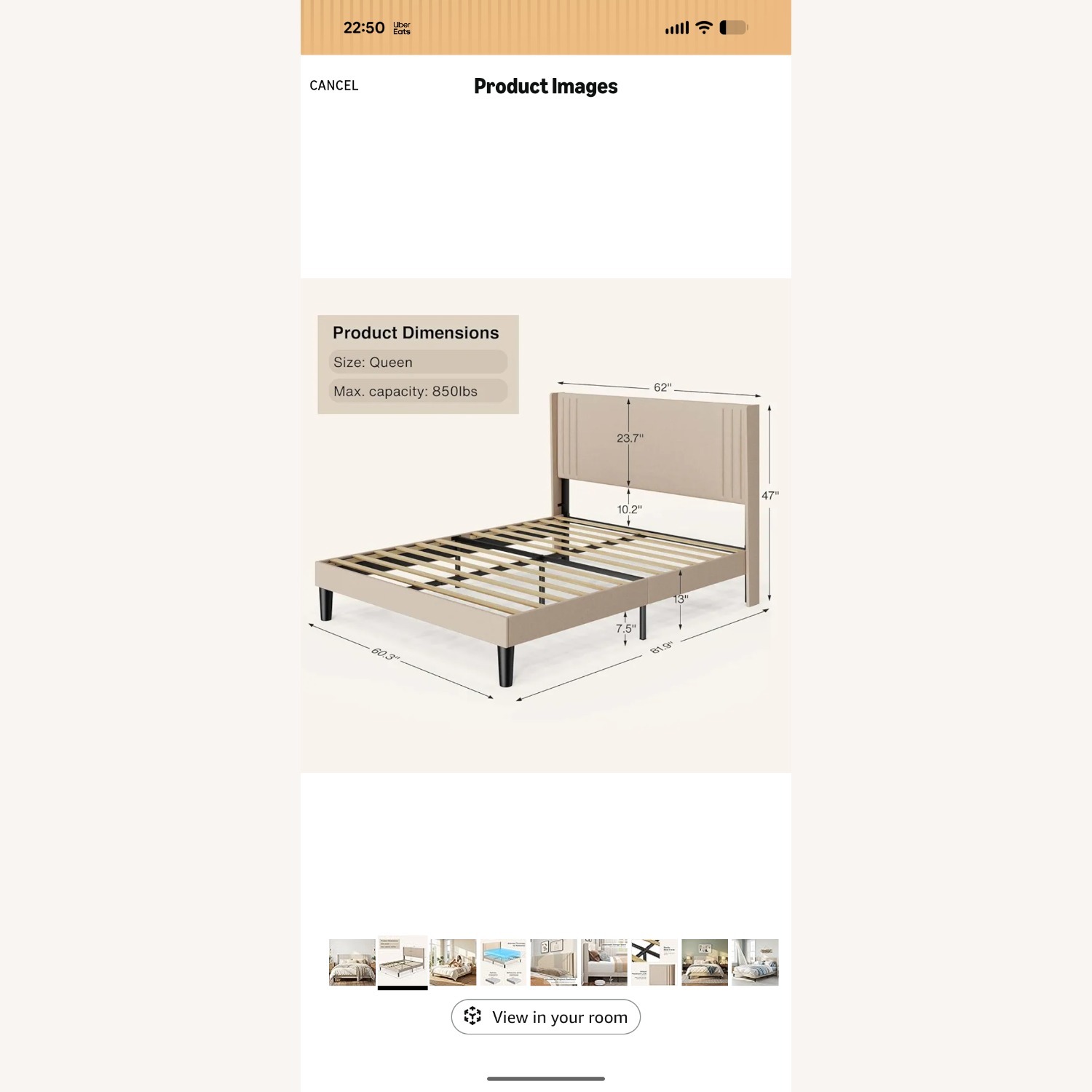 Amazon Bed Frame Queen Bed - image-4