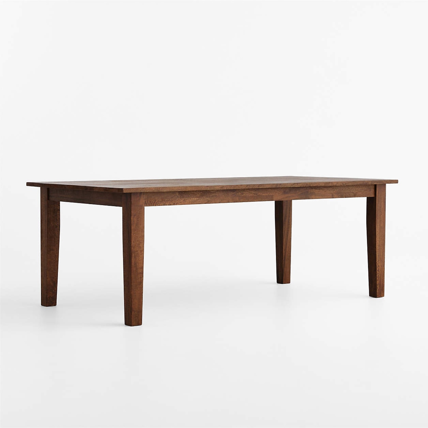 Crate & Barrel 65" Dark Brown Wood Dining Table - image-4