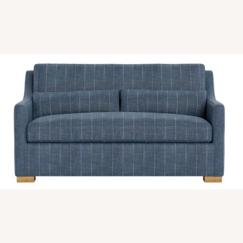 Used Interior Define Blue Loveseat for sale on AptDeco